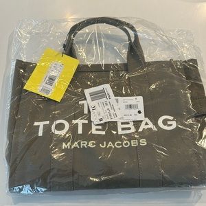 Slate green Marc Jacobs canvas tote